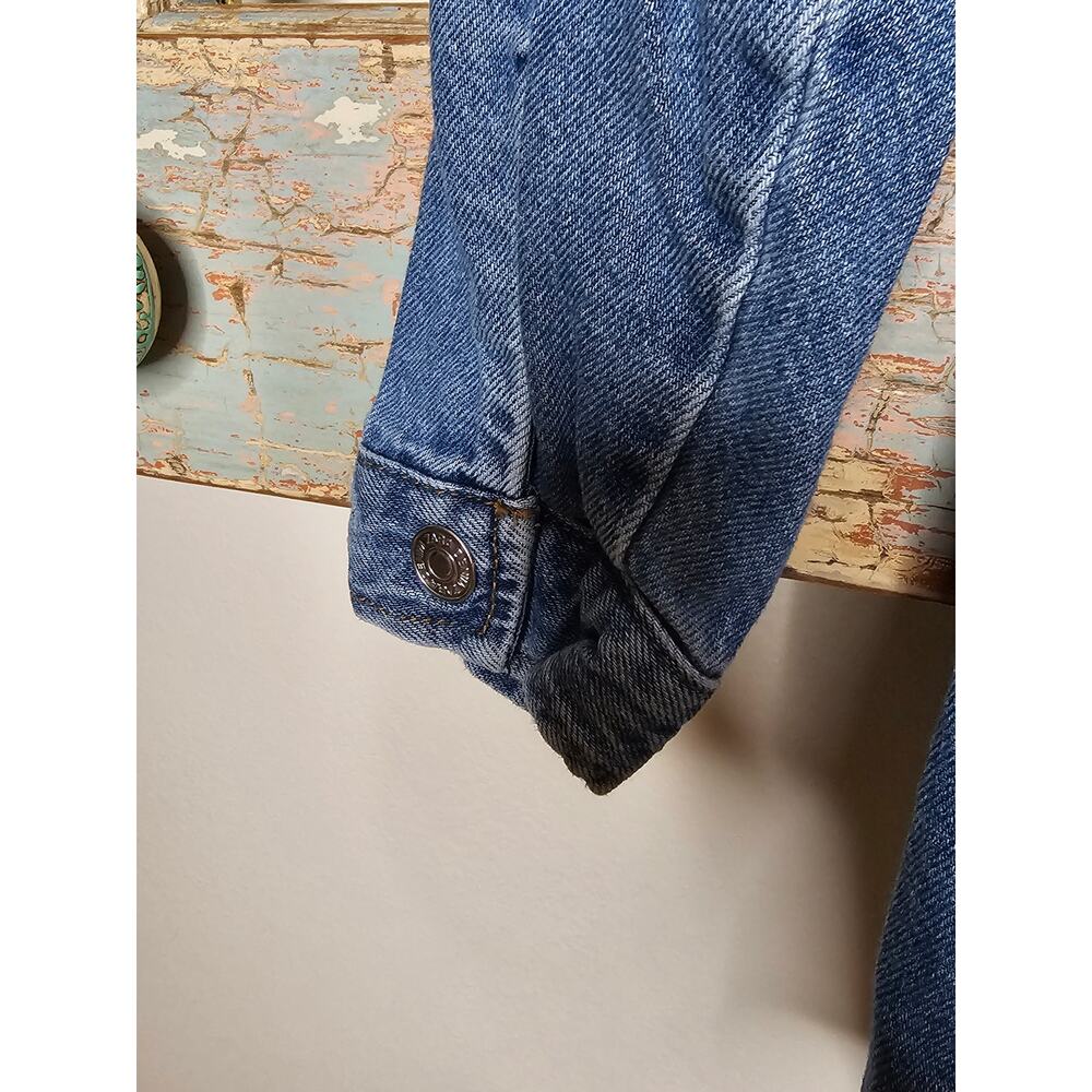 Zara girls medium wash denim mini dress in size 11/12 / 152 - Picture 7 of 8